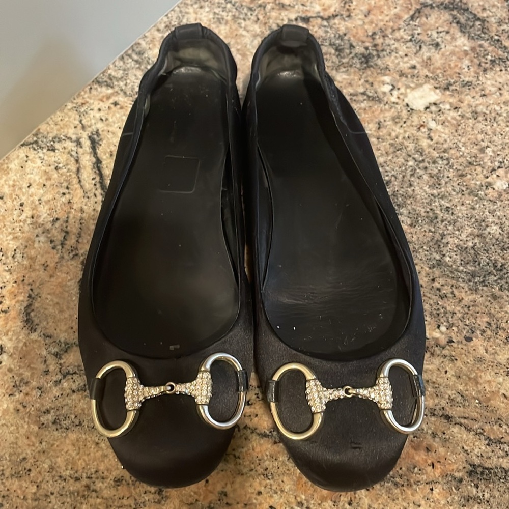 Gucci Satin Ballet Flats - Picture 3 of 10
